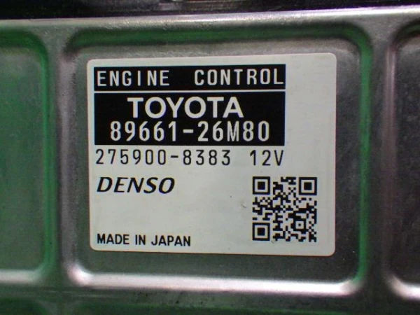 89661-26M80 Engine Control Unit LO TOYOTA Hiace 2014 QDF-KDH201V 8966126M80