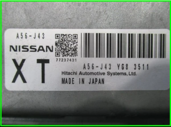A56-J43  nissin XT  Nissan ECU engine control unit Wingroad AD van VY12 2014 Ad 2013 DBF-VY12 A56J43